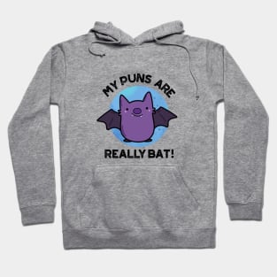 My Puns Are Really Bat Cute Animal Pun Hoodie